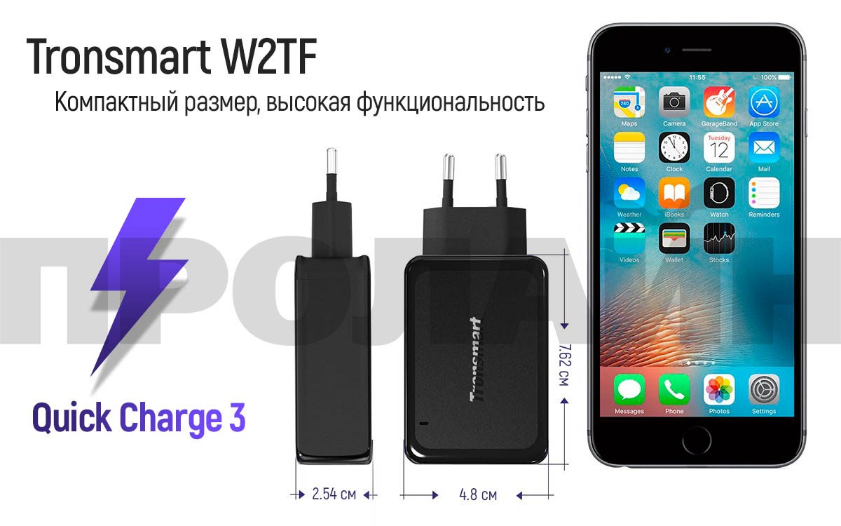 Зарядное устройство Tronsmart W2TF