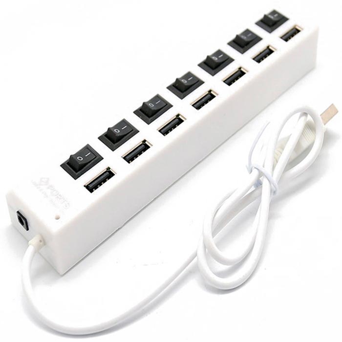 USB HUB 7PS белый