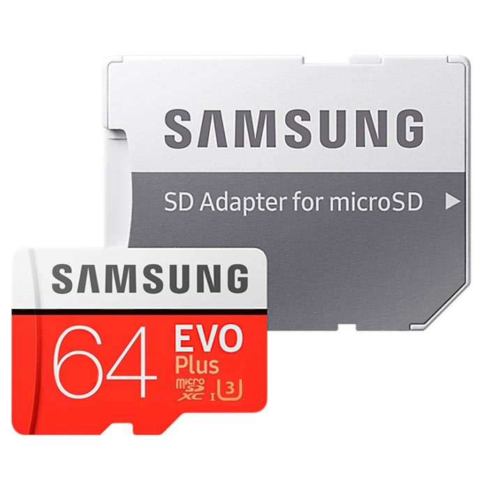 64Gb microSDXC Samsung EVO Plus Class 10 UHS-I