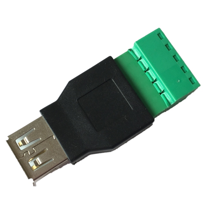 Разъем USB-ANYTYPE м USB2.0 клемник