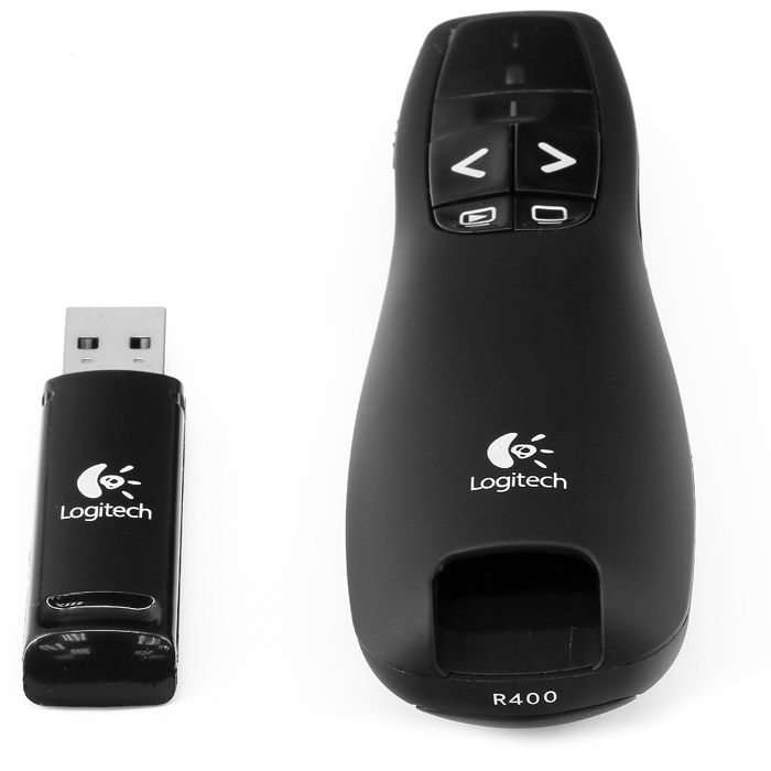 Logitech Wireless Presenter R400 Black USB