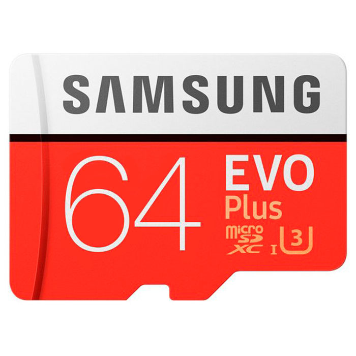 64Gb microSDXC Samsung EVO Plus Class 10 UHS-I