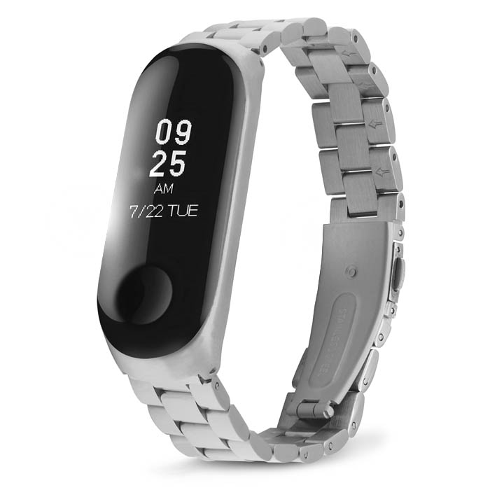 Ремешок Xiaomi Mi Band 3 Stainless Steel (Silver)