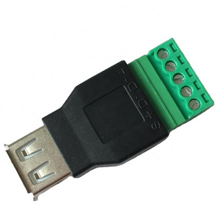 Разъем USB-ANYTYPE м USB2.0 клемник