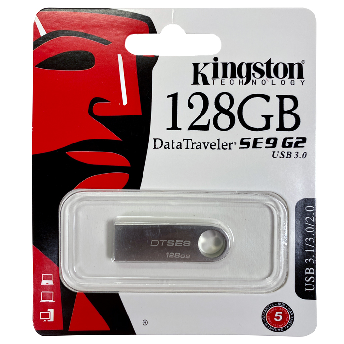 128Gb USB Flash Drive Kingston DataTraveler SE9 G2