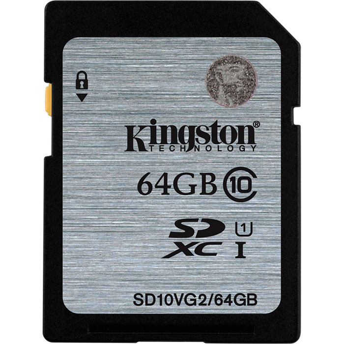 64Gb SDXC UHS-I KINGSTON Class 10